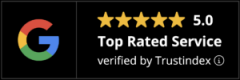 Trustindex Badge black